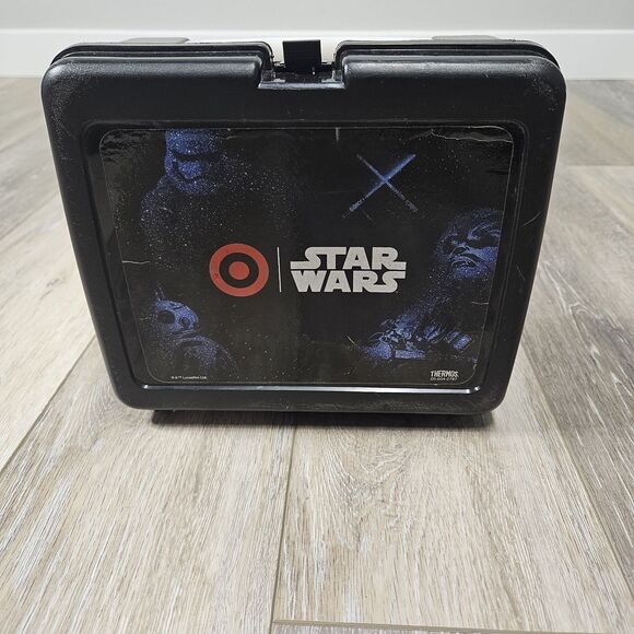 Thermos Star Wars Plastic Lunchbox Target Exclusive Vintage Y2K Black Case Only - Picture 1 of 9